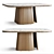 Modern Reda Amalou Dining Table: Ooma 3D model small image 1