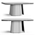 Modern Reda Amalou Dining Table: Ooma 3D model small image 3