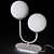 Sleek Chrome Table Lamp - SIMRISHAMN 3D model small image 4