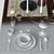 Elegant Dining Table Setup 3D model small image 5