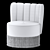 Velvet Fringe Armchair: Adjustable Elegance 3D model small image 2