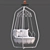 Outdoor Hanging Swing Sofa - Gravity Chair 3D model small image 5