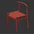 Luxury Nguni Dining Chair: De la Cuona 3D model small image 4