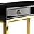 Modern Office Desk: 1400mm Length 3D model small image 6