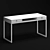 Modern Office Desk: 1400mm Length 3D model small image 7