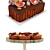 Delicious Fruit Berry Cake Collection 3D model small image 7