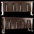 Elegant Walnut Buffet 240cm 3D model small image 1