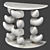 Tusks Console: Stunning Tr

ansitional Table 3D model small image 4