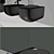 ARBI Code Bathroom Collection - Wall-Hung Toilet & Bidet 3D model small image 4