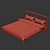 Triangle Mesh Bed - Ikea Rikene 3D model small image 3