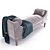 Elegant Grace Bench - Premium Quality Sofa 3D model small image 1