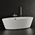 Modern Compact Bath Tub 3D model small image 4