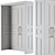 Elegant White Door 3D model small image 1