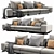 Minotti Lawrence 3: Sleek and Stylish Seating 3D model small image 2