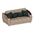 Modern Sofa with Cushions - Hoff Monreal 3D model small image 2