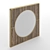 Savannah Oak Mirror: Elegant, Rustic Design 3D model small image 1