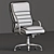 Stylish Corona Render Leather Chair 3D model small image 6