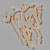 Elegant Horse Wall Decor 3D model small image 2