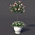 Stunning Potted Rose Bush 3D model small image 2