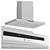 Bosch DIB97IM50 Cooker Hood: Powerful and Stylish 3D model small image 1