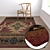 Luxury Rug Set: High-Quality Carpets 3D model small image 5