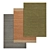 Luxury Carpets Set: High-Quality Textures 3D model small image 1