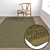 Luxury Carpets Set: High-Quality Textures 3D model small image 5