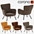 Velvet Comfort: Cornelius Lounger 3D model small image 1