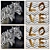 Mixed Frame Wall Art Set 3D model small image 2