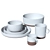 Elegant Black Clay Dinnerware Set 3D model small image 1