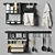 Stylish Kitchen Organizer Set 3D model small image 1