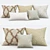 Modern Pillow Set 3D model small image 1