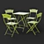 Fermob Outdoor Furniture Set 3D model small image 1