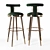 Modern and Stylish MORIS Bar Chair 3D model small image 1