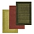 Luxury Rug Set: High-Quality Textures 3D model small image 1