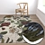 Luxury Carpets Set 740 3D model small image 5