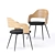 Scandi Dining Chair: JYSK Hvidovre 3D model small image 3