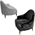 Eden Rock Armchair: Comfort and Style 3D model small image 1