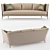 Elegant Käbu Sofa: Modern Design 3D model small image 1