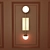 Elegant Andrew Martin Fleming Wall Light 3D model small image 1