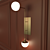 Elegant Andrew Martin Fleming Wall Light 3D model small image 2