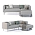 Modern JYSK KARE Sofa: Stylish & Spacious 3D model small image 1