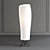 Sleek Polyethylene Floor Lamp 3D model small image 1