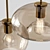 Modern Amber Pendant Lamps 3D model small image 3