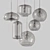 Modern Amber Pendant Lamps 3D model small image 4