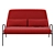 NOLA: Compact Contemporary Sofa 3D model small image 3