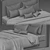 IKEA Dunvik Bed: Stylish and Comfortable 3D model small image 4
