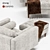 Sleek Sven Armchair: Modern Luxury 3D model small image 2