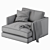 Cozy Haven Chair: Ultimate Comfort 3D model small image 4