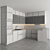 Modular Kitchen: Easy Edit, High Quality 3D model small image 4